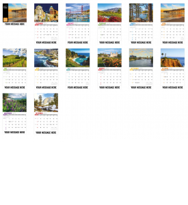 Scenes of California State Calendar