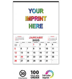 Single Image Apron Wall Calendar, 12 Month Large (17x23) - Stapled Pad ...