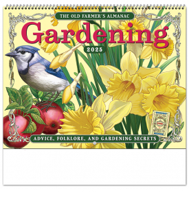 2025 Old Farmers Almanac - Gardening (Spiral) Calendar | 10-1/2" X 18-1 ...