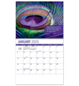 Inspirational Spiral Calendar