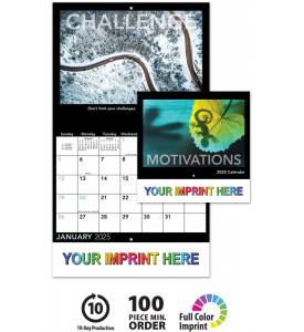 2025 Motivational Calendar | 10-1/2