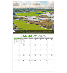 Golf Tips Calendar | ValueCalendars.com