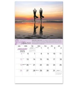 Living Healthy Calendar | ValueCalendars.com