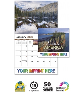 2025 Scenic America Promotional Wall Calendar | 10-7/8