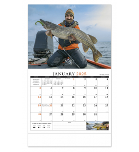 2024 Fisherman's Guide Promotional Wall Calendar | 10-7/8