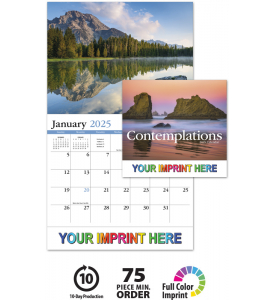 2025 Contemplations Promotional Wall Calendar | 10-7/8