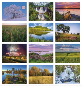 2023 Minnesota Calendar | 11" X 19" Imprinted Spiral Bound; Drop Ad