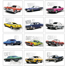 2025 Classic Muscle Cars Calendar | 11