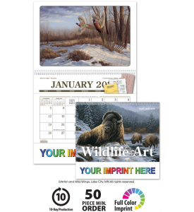 2025 Wildlife Art Pocket Calendar | 8