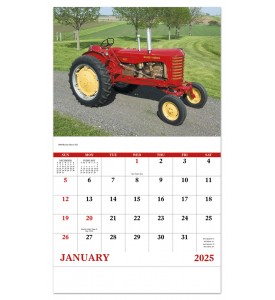 2023 Classic Tractor Calendar | 11" X 19" Imprinted Staple Bound; Drop