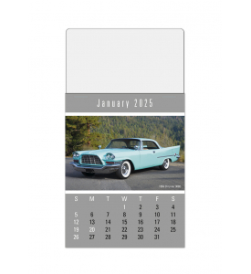 2023 Cruisin' Cars Press-n-Stick Calendar | Approx. 3