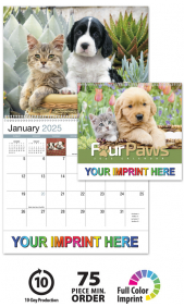 Promotional Animal Calendar | Custom Printed Animal Calendars at ...